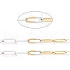 Two Tone 304 Stainless Steel Paperclip Chains CHS-B001-11B-4