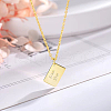 304 Stainless Steel Envelope Pendant Necklaces GL7398-1-2