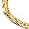 304 Stainless Steel Herringbone Chain Necklaces NJEW-P282-02G-3