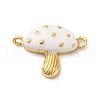 Brass Enamel Connector Charms KK-I276-14G-01-1