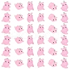36Pcs 6 Styles Luminous Translucent Resin Pendants RESI-SZ0003-30-1