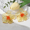 Flower Transparent Acrylic Stud Earrings FS-WGF3DA5-04-1