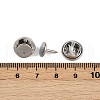 304 Stainless Steel Lapel Pin Backs STAS-P262-03P-02-3