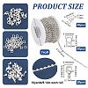 CREATCABIN DIY Tennis Chain Bracelet Necklace Making Kit DIY-CN0002-17-2