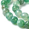 Natural Striped Agate/Banded Agate Beads Strands G-G581-8mm-12-4