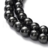 Non-Magnetic Synthetic Hematite Beads Strands G-H1624-4mm-AB-2