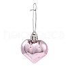 Valentine's Day Electroplate Plastic Heart Pendants Decorations KY-D020-02F-4