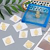 Olycraft 9Pcs 9 Style Custom Carbon Steel Cabochons DIY-OC0008-52-5