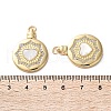 Brass Micro Pave Cubic Zirconia Pendants KK-U070-01C-G-3
