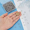 SOFPLATE 600Pcs 3 Style 304 Stainless Steel Triangle Linking Ring STAS-SP0001-79-3