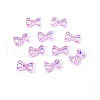 Electroplated Bowknot Resin Cabochons MRMJ-R128-16E-1