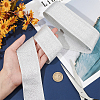 Polyester Jacquard Flower Ribbon SENE-WH0003-13A-3