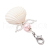 Angel Clam Shell Pendant Decoration HJEW-MZ00246-01-4