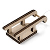 Christmas Unfinished Wood Pendant Decorations WOOD-D026-01F-3