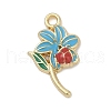 Alloy Enamel Pendants PALLOY-V003-01G-02-1