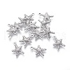 Tibetan Style Alloy Starfish/Sea Stars Charms LF0463Y-NF-2