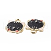 Alloy Enamel Pendants ENAM-G213-01LG-2