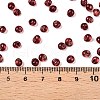 6/0 Baking Paint Transparent Glass Seed Beads SEED-N006-06D-4
