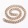 Handmade UV Plating ABS Plastic Curb Chain AJEW-JB00948-03-1