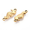 304 Stainless Steel Connector Cabochon Settings STAS-T065-41G-2
