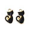 304 Stainless Steel Enamel Charms STAS-L290-37A-G-1