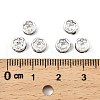Brass Grade A Rhinestone Spacer Beads RSB036NF-03-4