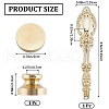 CRASPIRE 1Pc Blank Wax Seal Brass Stamp Head AJEW-CP0007-07-2