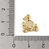 Brass Micro Pave Colorful Cubic Zirconia Glass Pendants KK-R162-026C-G-3