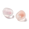Frosted Transparent Acrylic Beads OACR-A032-28-2