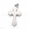 Non-Tarnish 304 Stainless Steel Big Pendants X-STAS-E449-34P-2