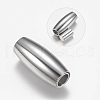 304 Stainless Steel Magnetic Clasps with Glue-in Ends STAS-F149-05P-1