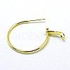 Brass Hoop Earrings X-EC259-G-3