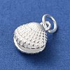 925 Sterling Silver Sea Animal Shell Shape Charms STER-E071-02S-03-2