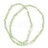 Electroplate Glass Beads Strands GLAA-P068-AB01-2