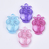 Transparent Acrylic Pendants TACR-T015-051-1