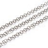 Tarnish Resistant 304 Stainless Steel Rolo Chains CHS-E016-02G-P-1