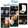 Unicraftale 3 Pairs 3 Colors 201 Stainless Steel Cufflinks for Men STAS-UN0051-90-6