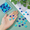 DICOSMETIC 80Pcs 4 Colors Food Grade Eco-Friendly Silicone Beads SIL-DC0001-38-3