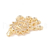 Rack Plating Brass Micro Pave Clear Cubic Zirconia Pendants ZIRC-I057-11G-3