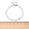 304 Stainless Steel Rolo Chains Bracelets for Women BJEW-U043-02P-5