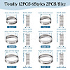  12Pcs 6 Size 201 Stainless Steel Grooved Finger Ring Settings RJEW-TA0001-05P-11