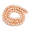 Natural Cultured Freshwater Pearl Beads Strands PEAR-I007-07Y-01B-3