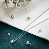 Beebeecraft 6Pcs 3 Styles 925 Sterling Silver Pendants STER-BBC0007-87-4