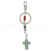 Gemstone Cross Keychain KEYC-JKC01040-01-4