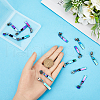 Gorgecraft 14Pcs Rectangle #5 Zinc Alloy Replacement Zipper Sliders FIND-GF0005-70B-3