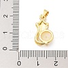 Rack Plating Brass Pendants KK-K293-24L-G-3