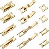 SUPERFINDINGS 20 Sets 2 Styles Eco-Friendly Brass Watch Band Clasps KK-FH0004-01-1