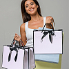 Rectangle Paper Gift Tote Bags ABAG-WH0038-67A-6