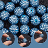 SUNNYCLUE 40Pcs Resin Rhinestone Beads RESI-SC0005-81C-3