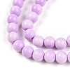 Baking Painted Glass Beads Strands DGLA-N012-8mm-02-3
